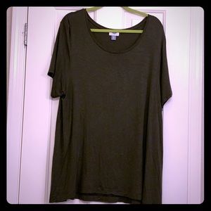 Olive Green Heathered Tunic